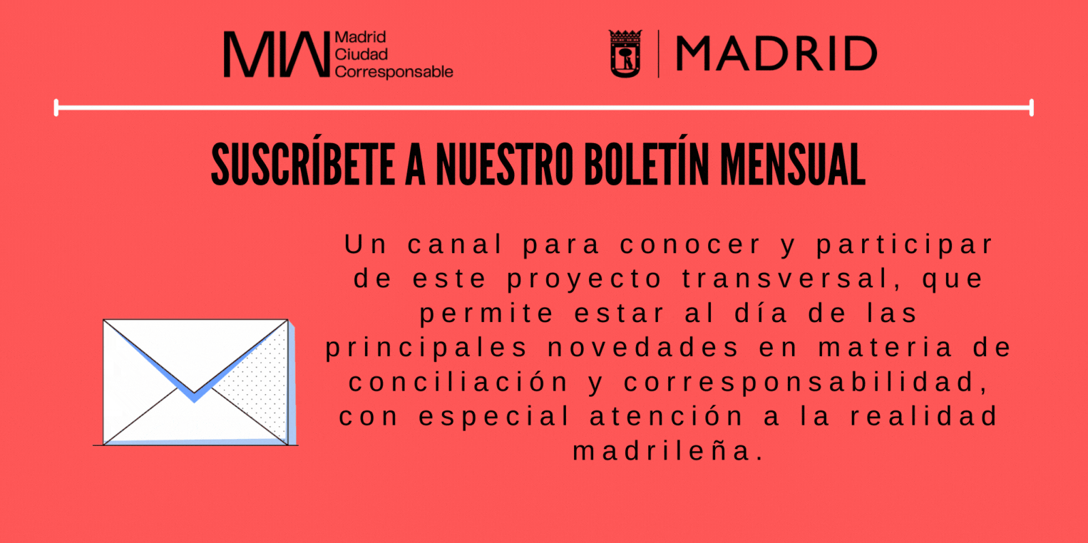 SUSCRIPCIÓN AL BOLETÍN MENSUAL PROYECTO TRANSVERSAL MADRID CIUDAD CORRESPONSABLE
