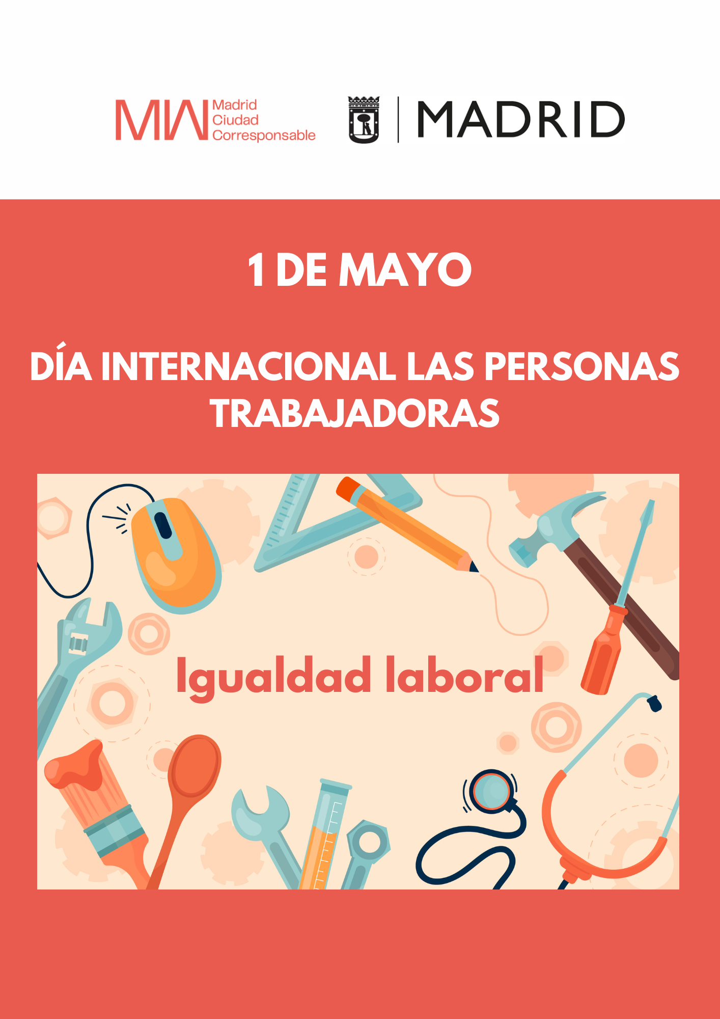 1 de mayo: por la igualdad laboral entre mujeres y hombres.