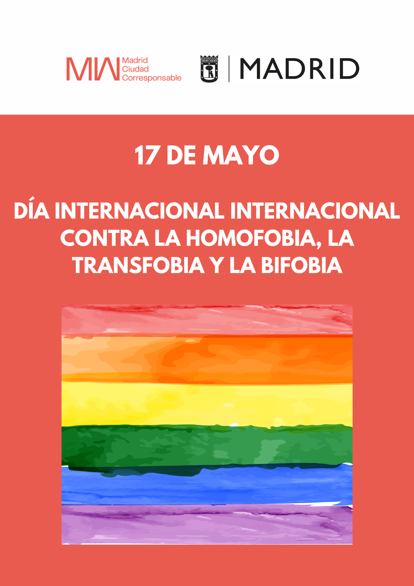 Día internacional contra la homofobia, la transfobia y la bifobia, también en el ámbito laboral.